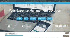 Desktop Screenshot of mobilexpense.com